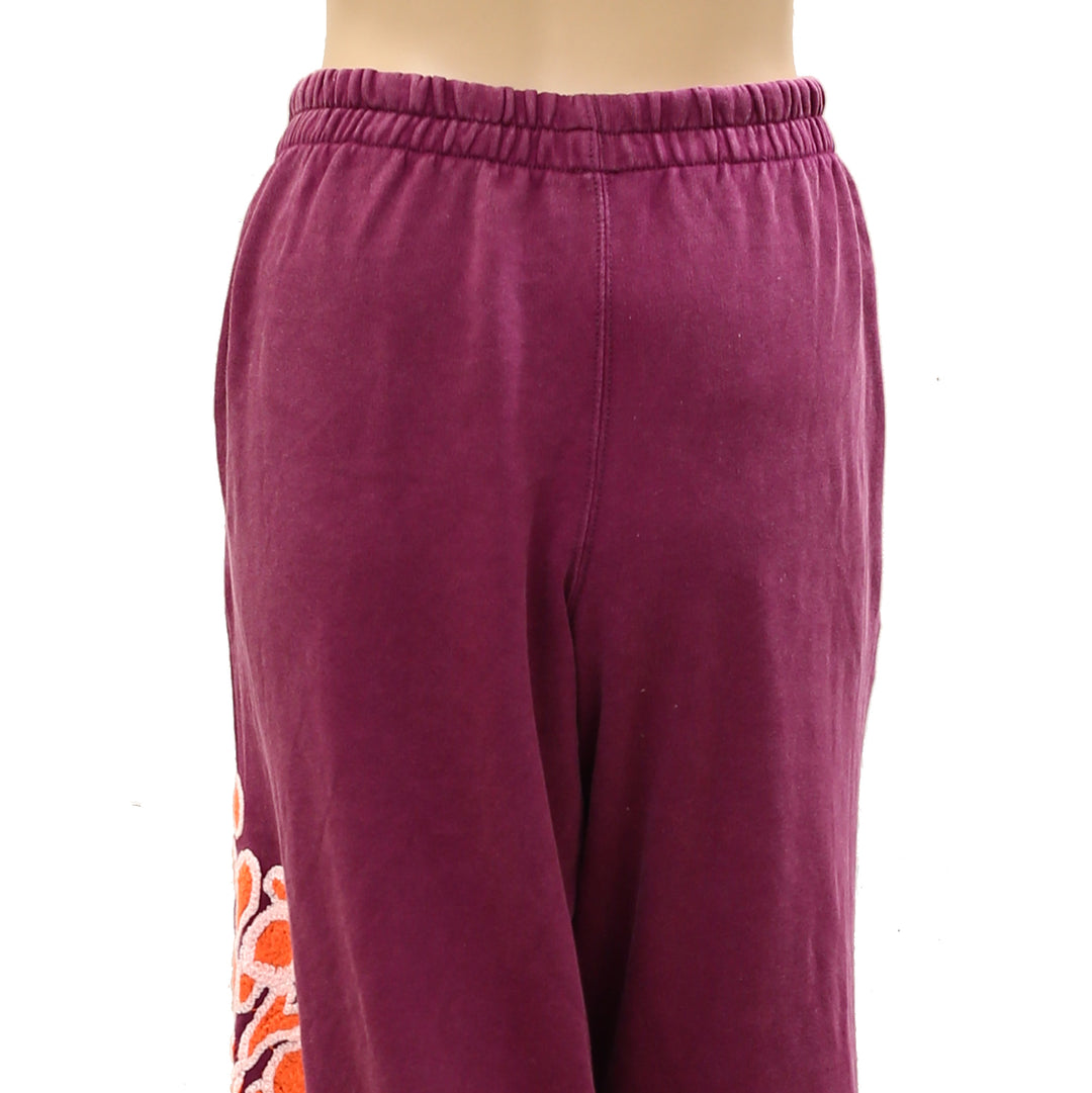 Free People FP Movement All Star Embroidered Trouser Pants
