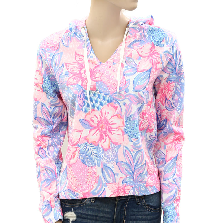 Lilly Pulitzer Kiawah Cropped Hoodie Top