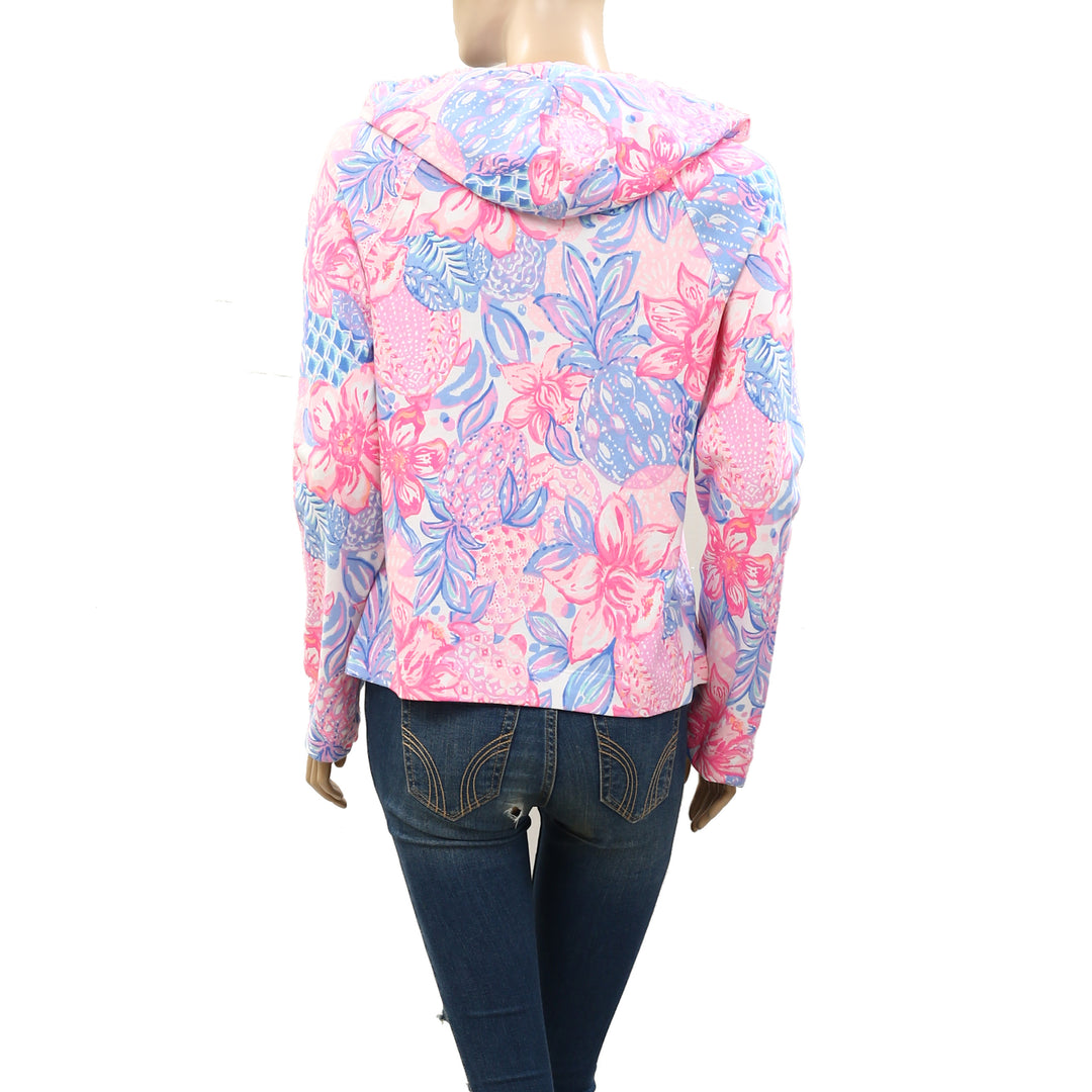 Lilly Pulitzer Kiawah Cropped Hoodie Top