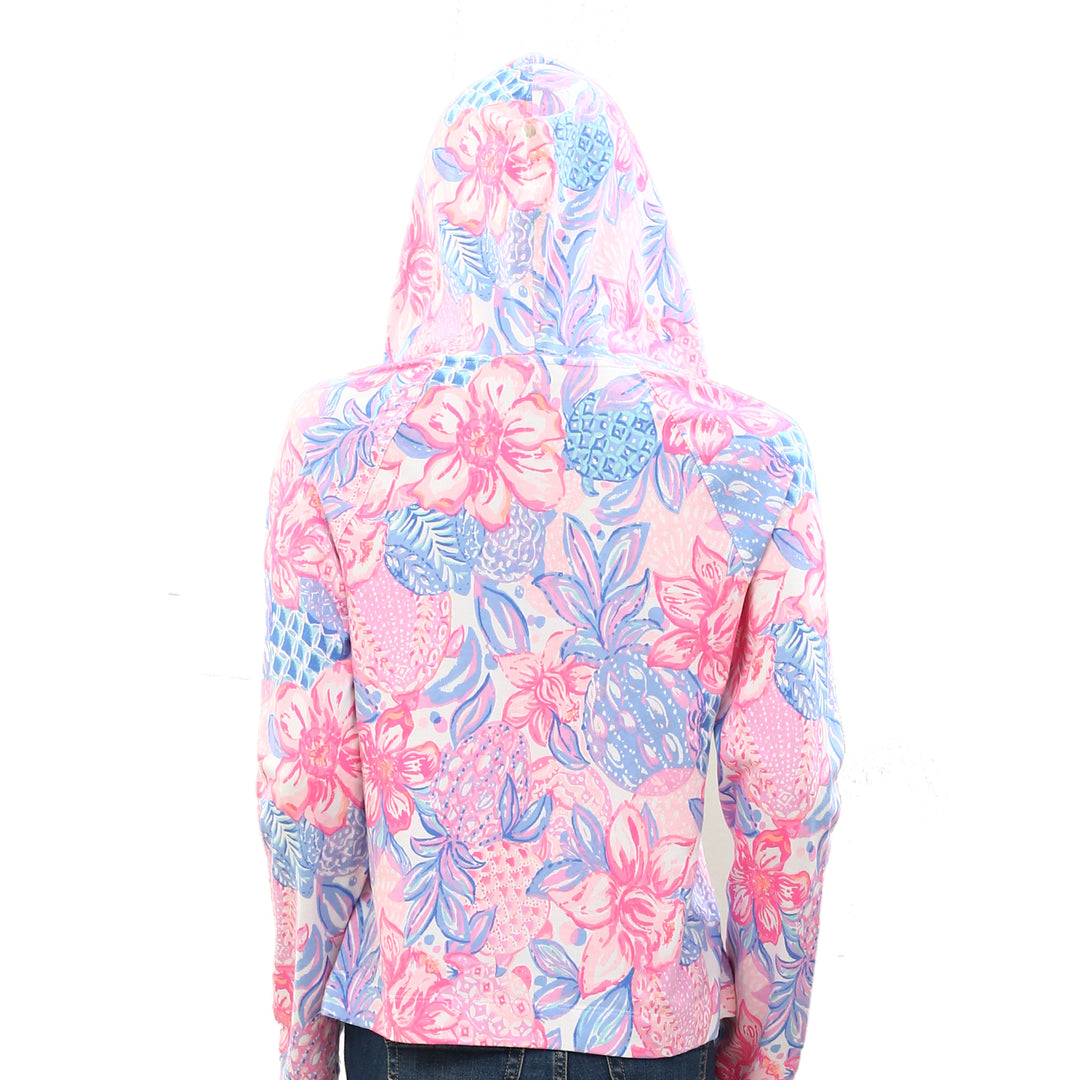 Lilly Pulitzer Kiawah Cropped Hoodie Top