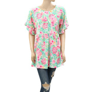 Lilly Pulitzer Floral Printed Swing Tunic Top