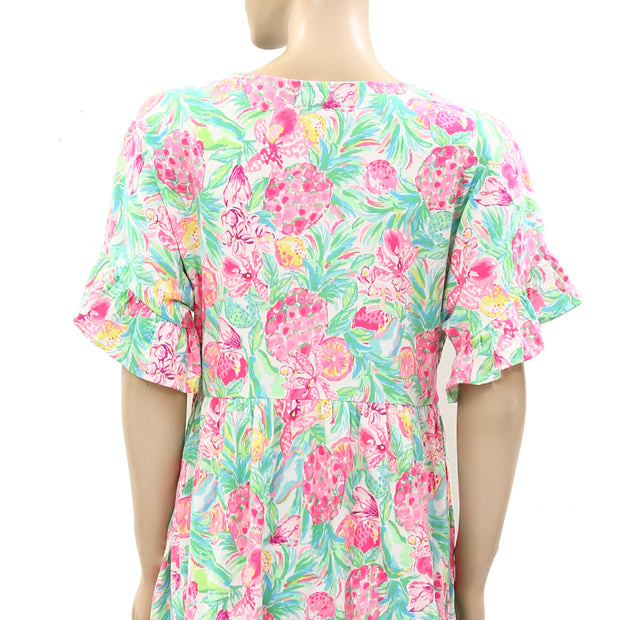 Lilly Pulitzer Floral Printed Swing Tunic Top