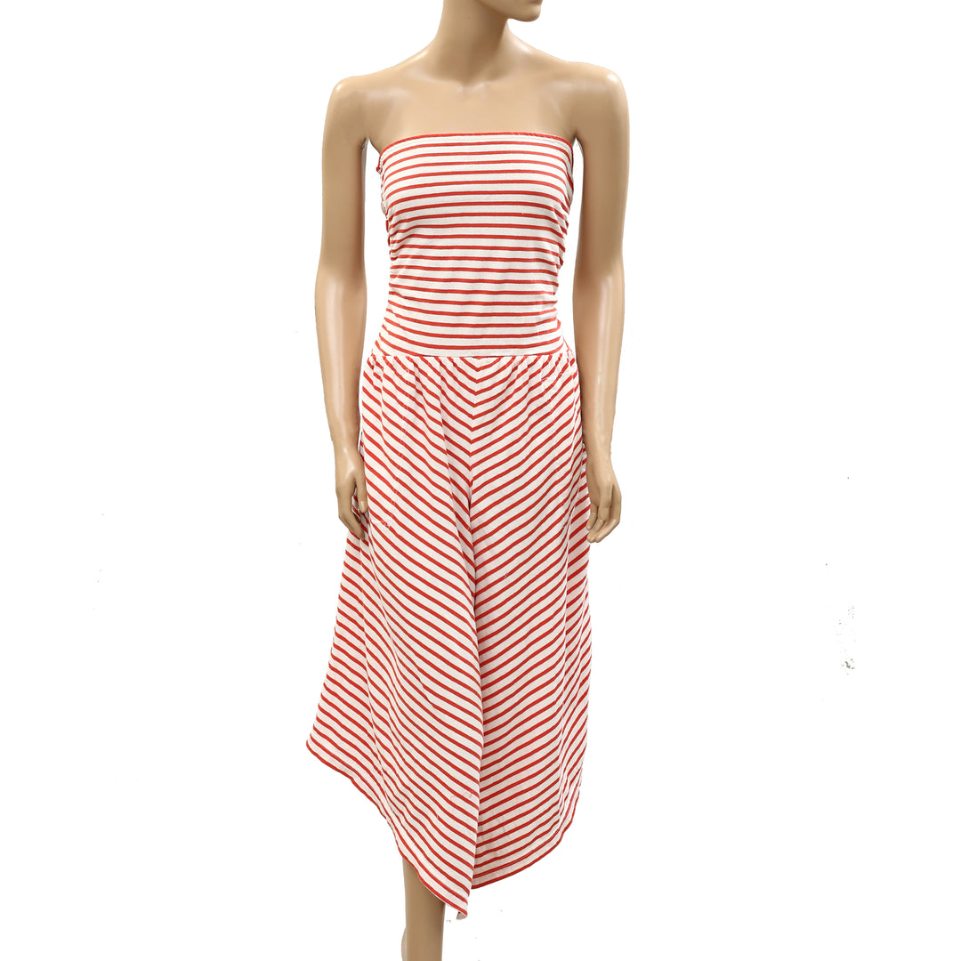 Free People Free Est Daley One-Piece Strip Tube Jumpsuit Dress
