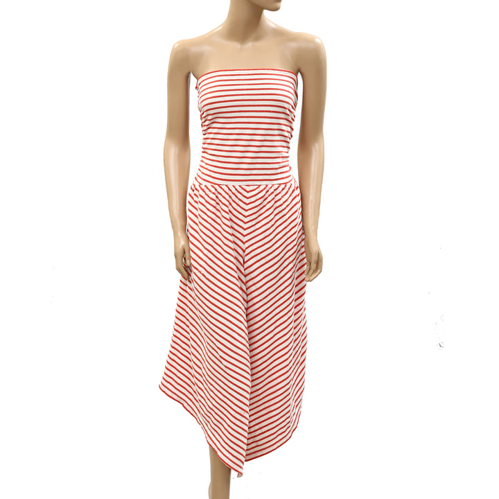 Free People Free Est Daley One-Piece Strip Tube Jumpsuit Dress