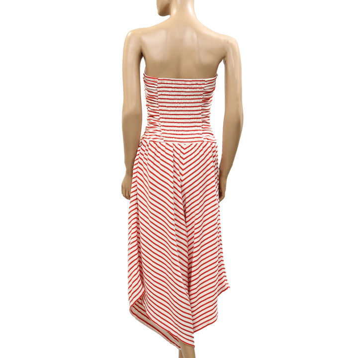Free People Free Est Daley One-Piece Strip Tube Jumpsuit Dress