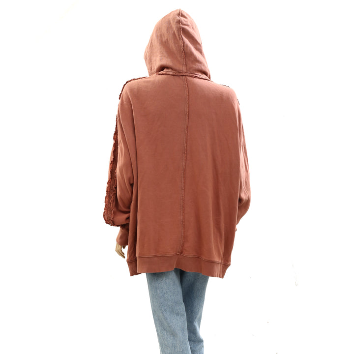 Free People XOXO Hoodie Sweatshirt Top