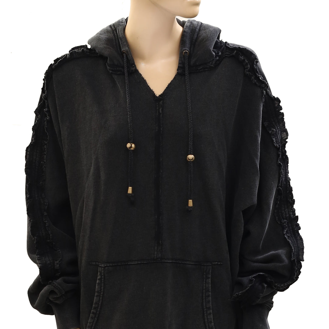 Free People XOXO Hoodie Sweatshirt Top