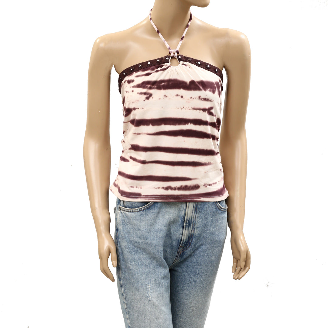 Urban Outfitters Kimchi Blue Marina Cropped Halter Top