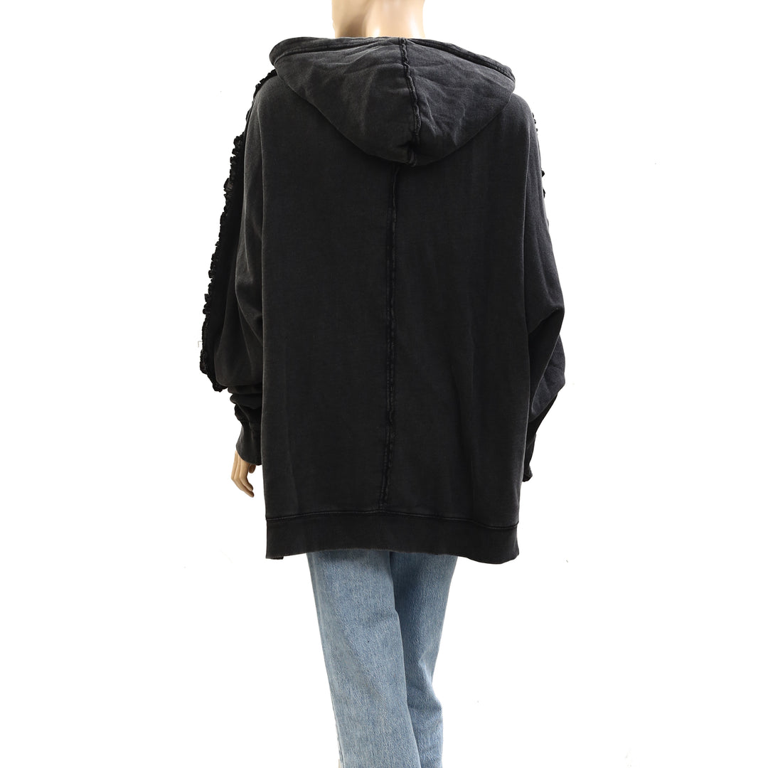 Free People XOXO Hoodie Sweatshirt Top