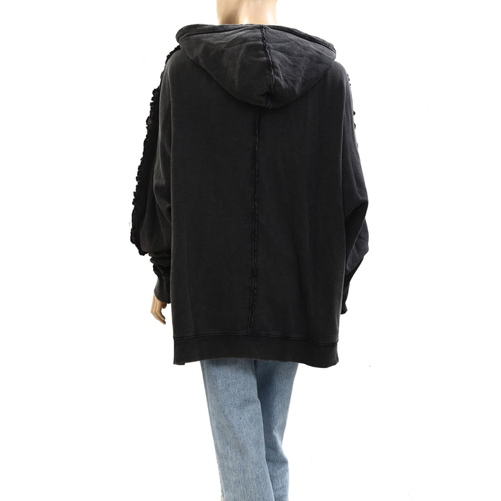 Free People XOXO Hoodie Sweatshirt Top