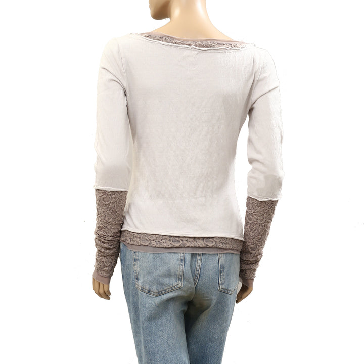 Urban Outfitters Kimchi Blue Double Trouble Twoffer T-Shirt Top