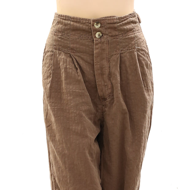 Free People Thin Line Straight Chino Pants