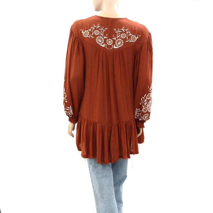 Free People Wild Dreams Tunic Top
