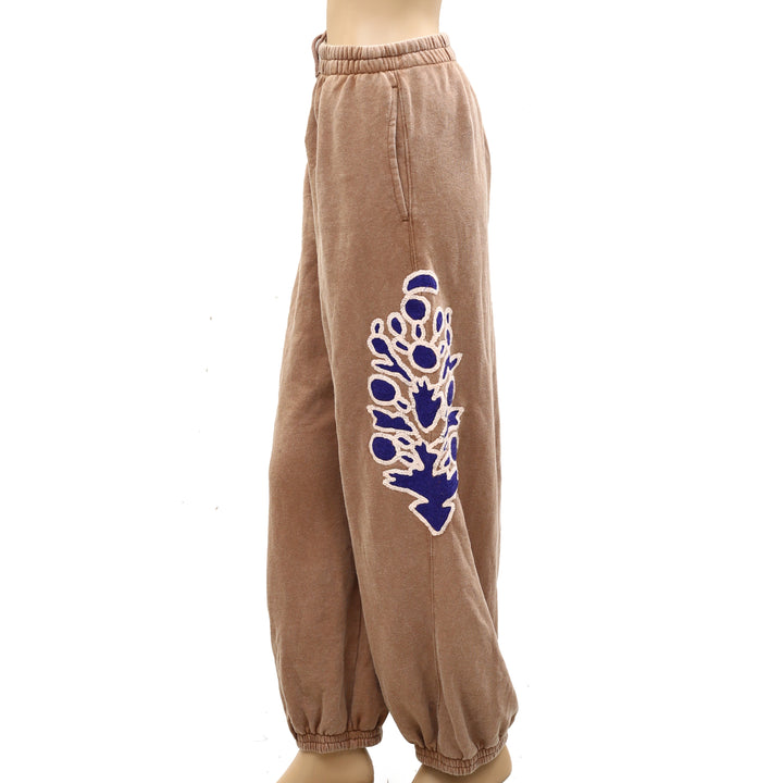 Free People FP Movement All Star Embroidered Trouser Pants