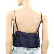 Intimately Free People Night Out Blouson Brami Slip Cami Cropped Top