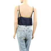 Intimately Free People Night Out Blouson Brami Slip Cami Cropped Top