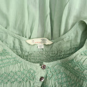 Odd Molly Anthropologie Smocked Ruffle Tunic Shirt Top