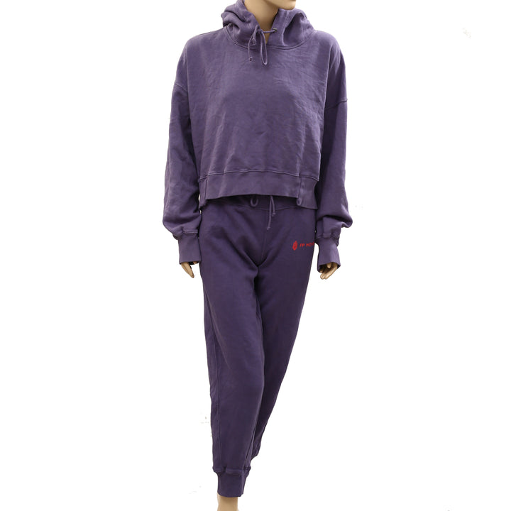 Free People FP Movement Undefeated Hoodie Top & Pants Set