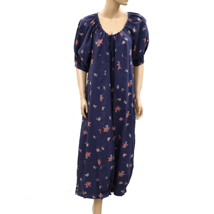 Free People Bop Around Printed Jumpsuit