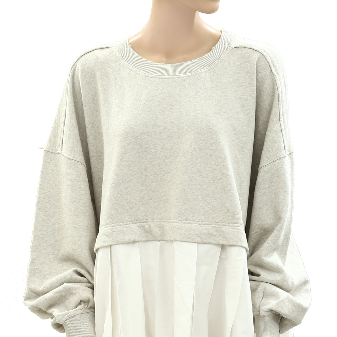 Free People Eleanor Sweatshirt Tunic Dress