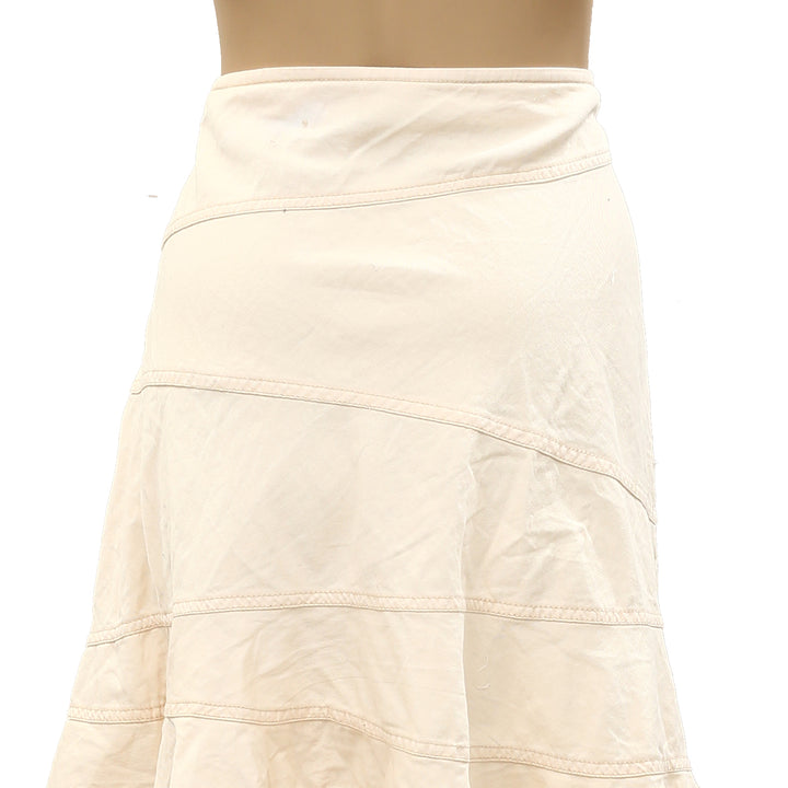 Urban Outfitters Millie Fluted Denim Mini Skirt