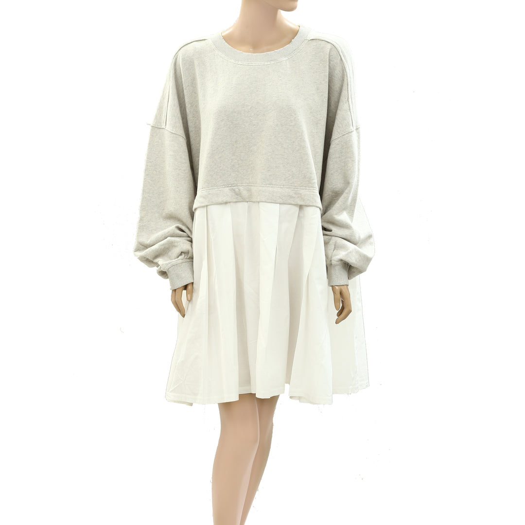 Free People Eleanor Sweatshirt Tunic Dress