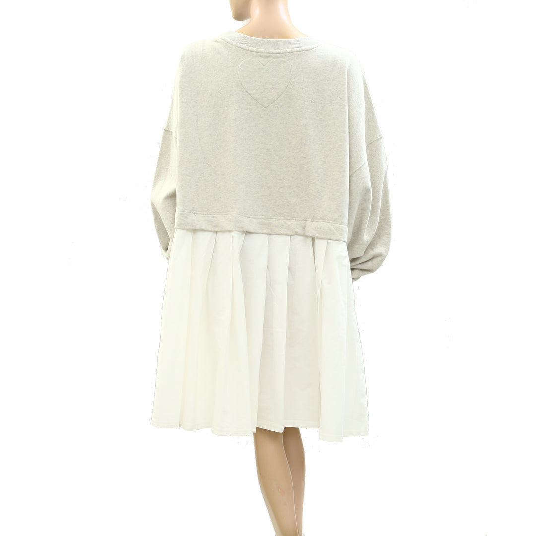 Free People Eleanor Sweatshirt Tunic Dress