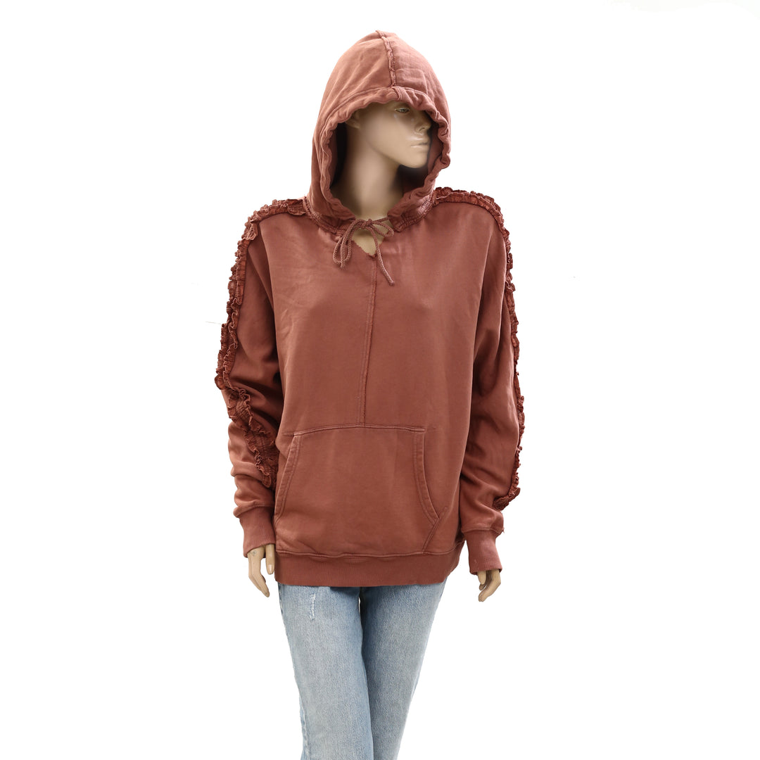 Free People FP Movement XOXO Hoodie Sweatshirt Top