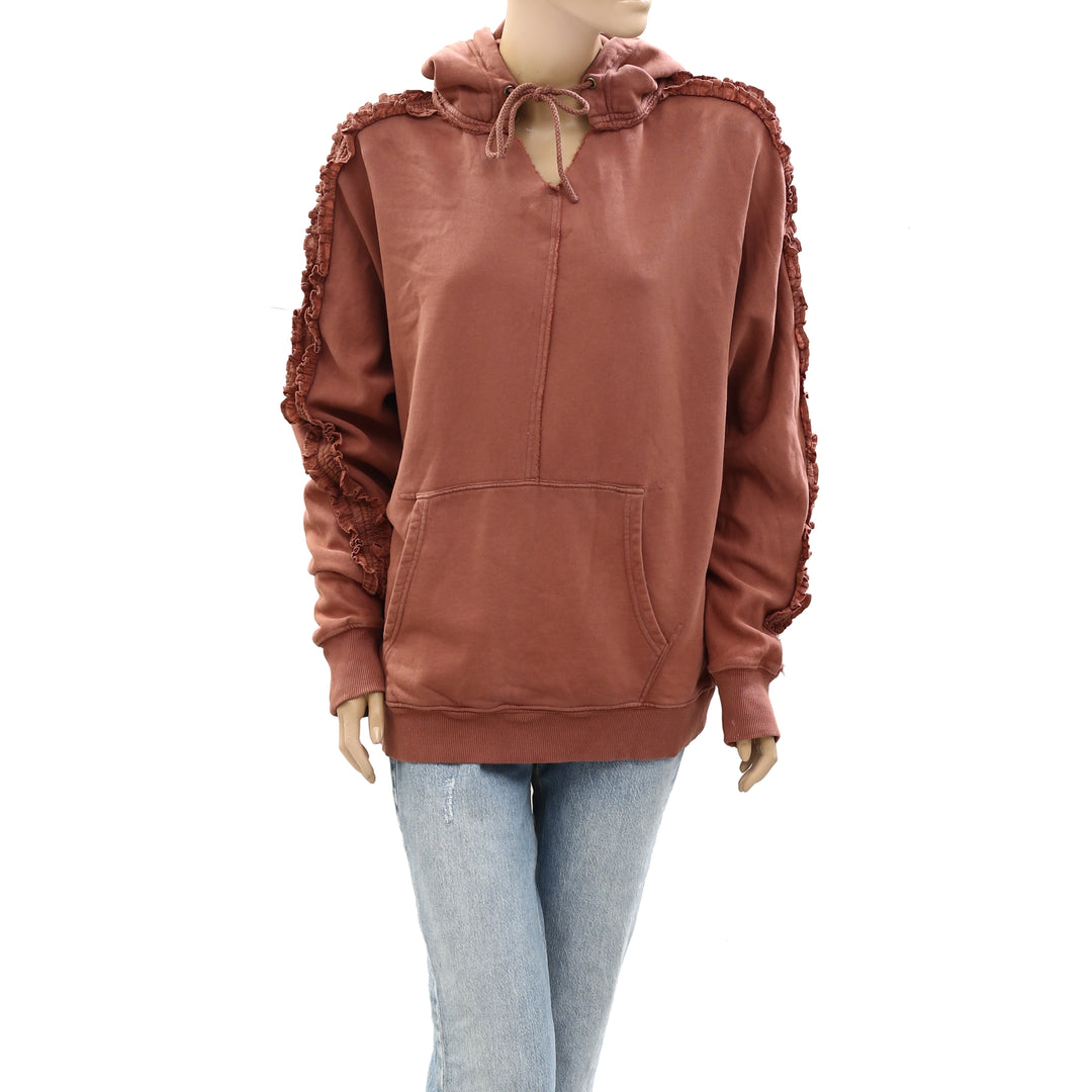 Free People FP Movement XOXO Hoodie Sweatshirt Top