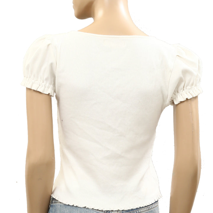 Urban Outfitters Embroidery Lace Blouse Top