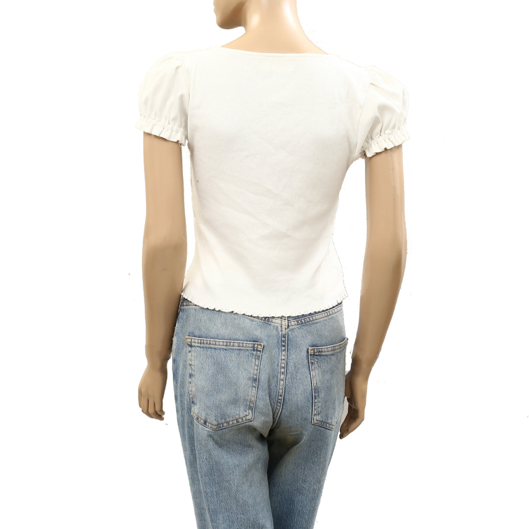 Urban Outfitters Embroidery Lace Blouse Top