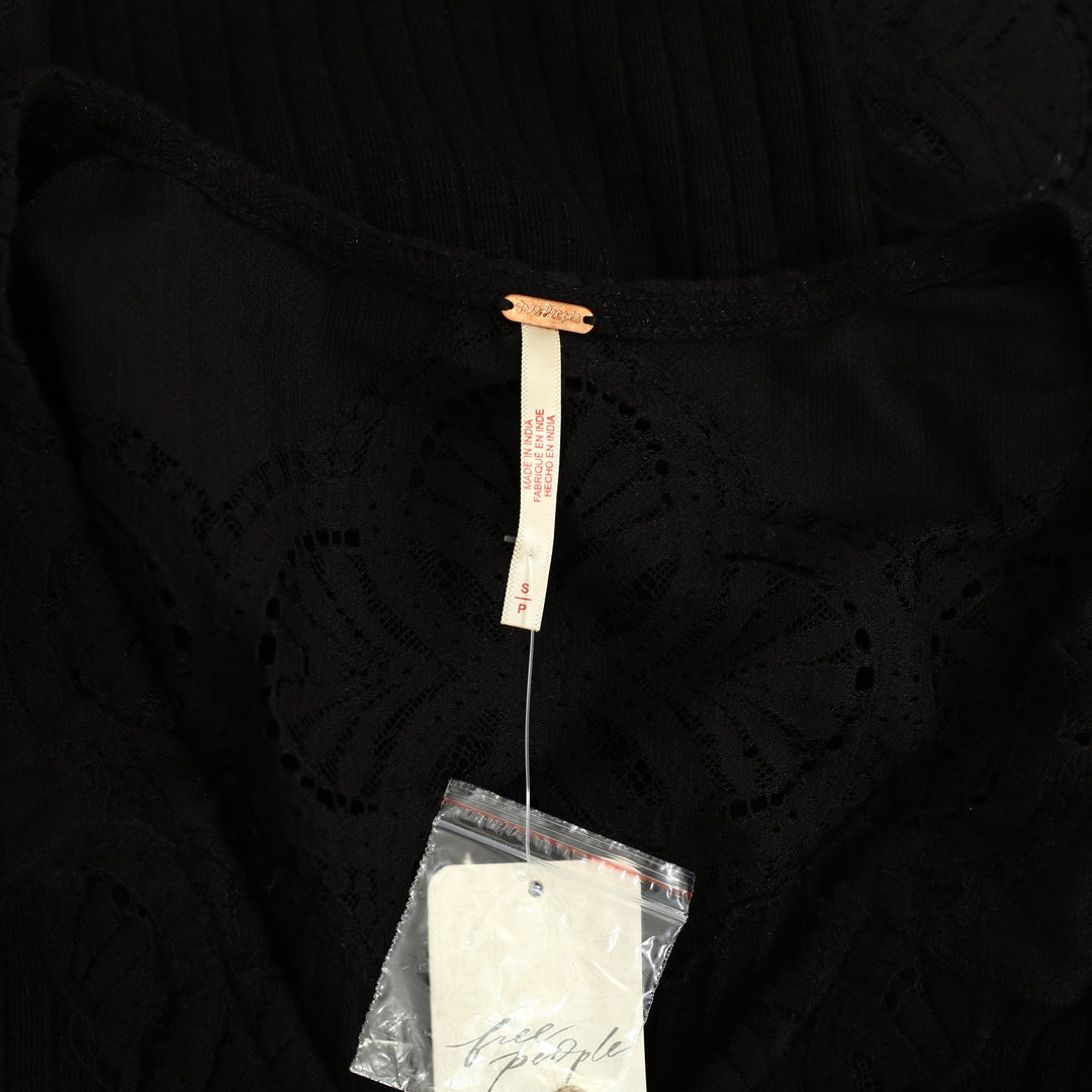 Free People Olivia Lace Tunic Top