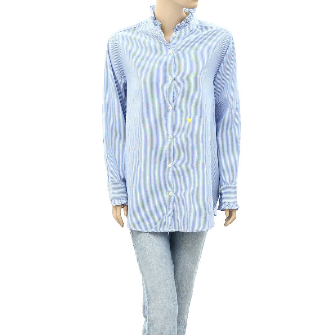 Kerri Rosenthal Mia Shirt Ruffles Tunic Top