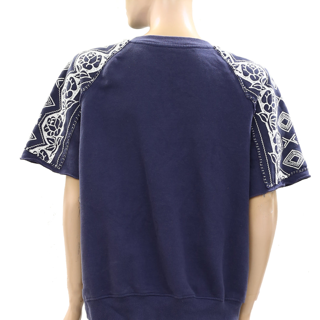 Free People Rose Sweatshirt Top