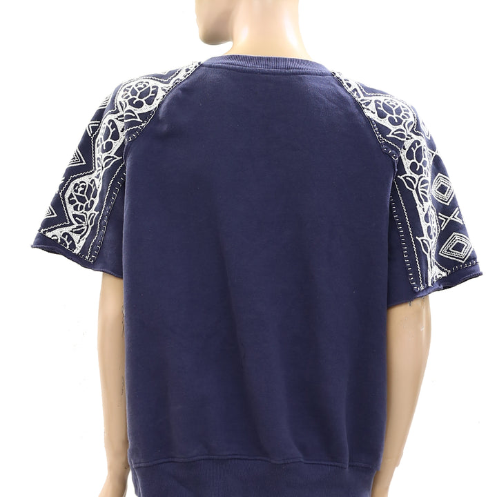 Free People Rose Sweatshirt Top