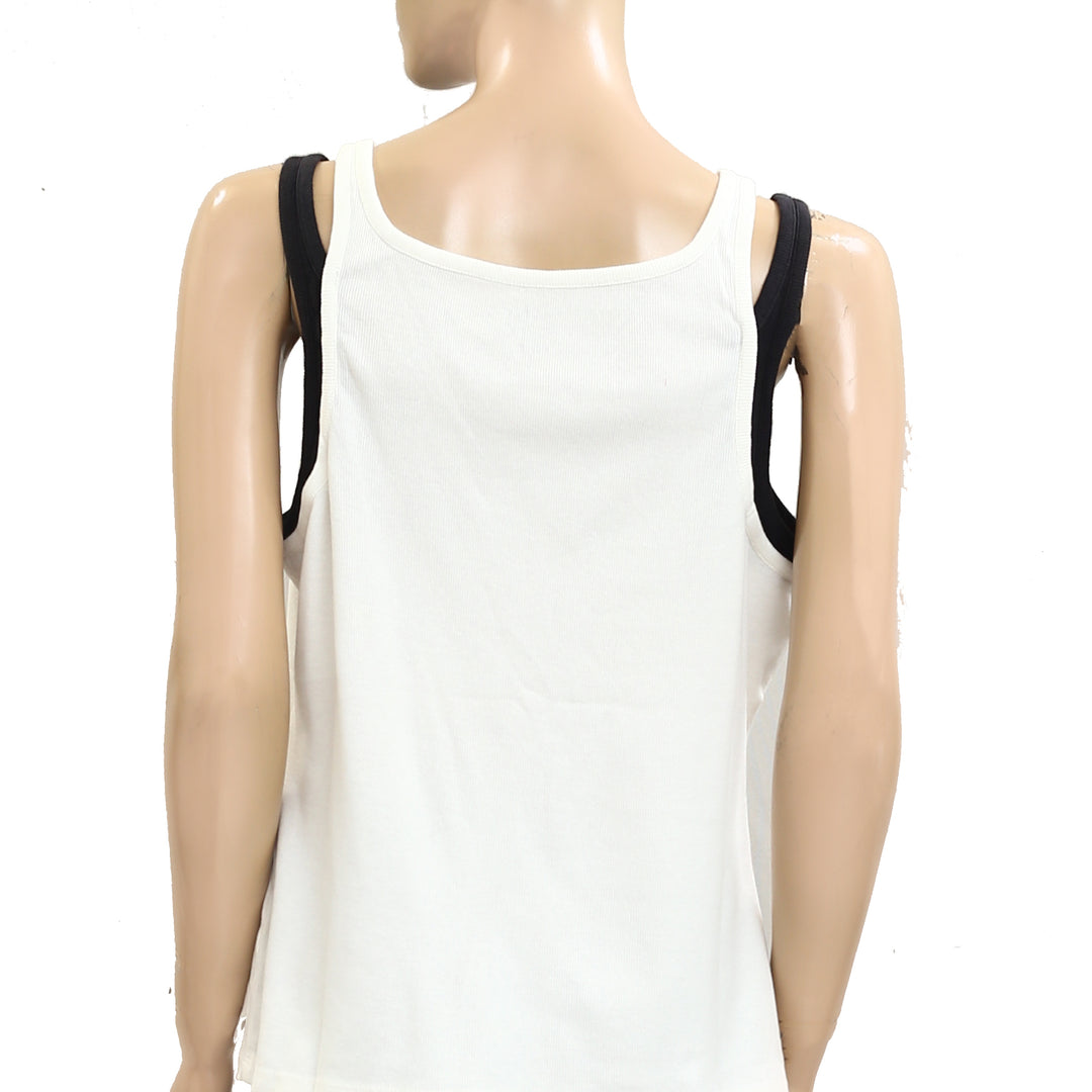 Anthropologie Pilcro Double Trouble Layered Tank Blouse Top