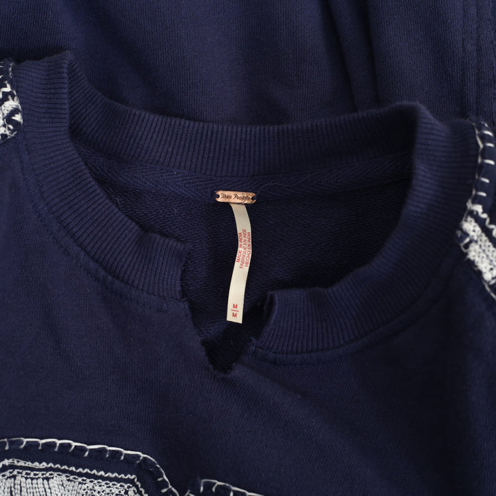 Free People Rose Sweatshirt Top