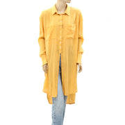 By Anthropologie Duster Tunic Shirt Top
