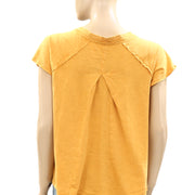 Pilcro Anthropologie Sustainable Pocket Tee Blouse Top
