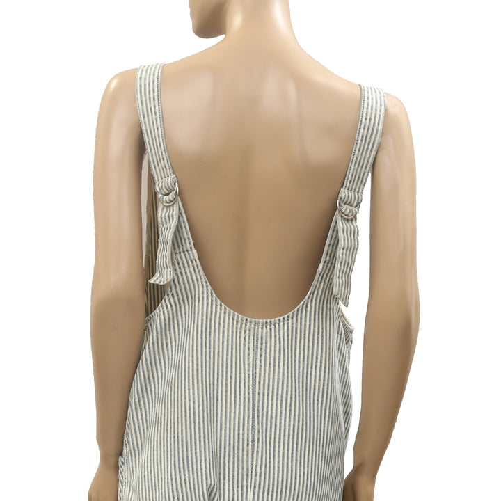 Free People We The Free High Roller Railroad Jumpsuit