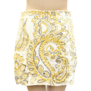 Berenice Jibia Yellow Cotton Mini Skirt