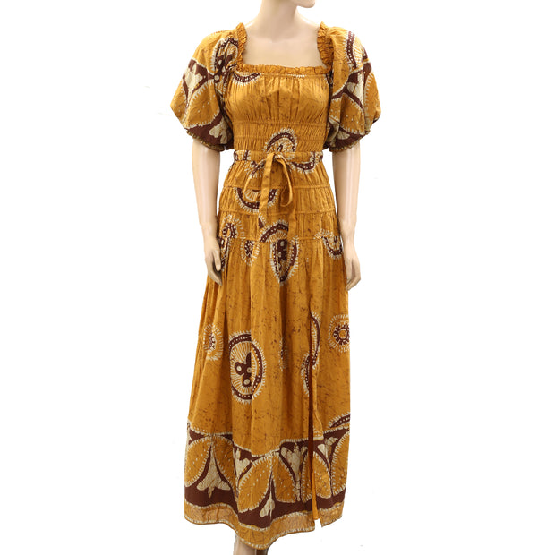 Anthropologie Love The Label Printed Maxi Long Dress