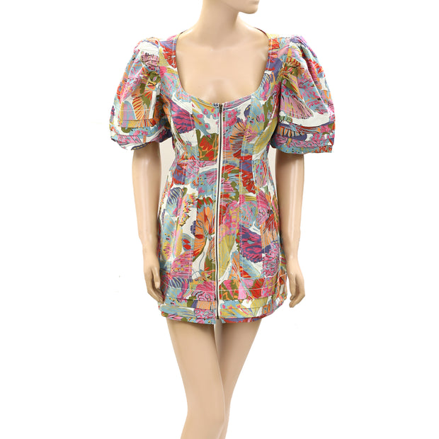 Anthropologie Love The Label Floral Printed Mini Dress