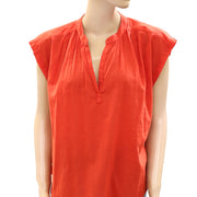 Hush Viola Sleeveless Cotton Shirt Top