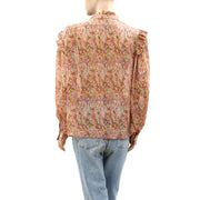 Berenice. CHISCA Floral Print Flowing Blouse Top