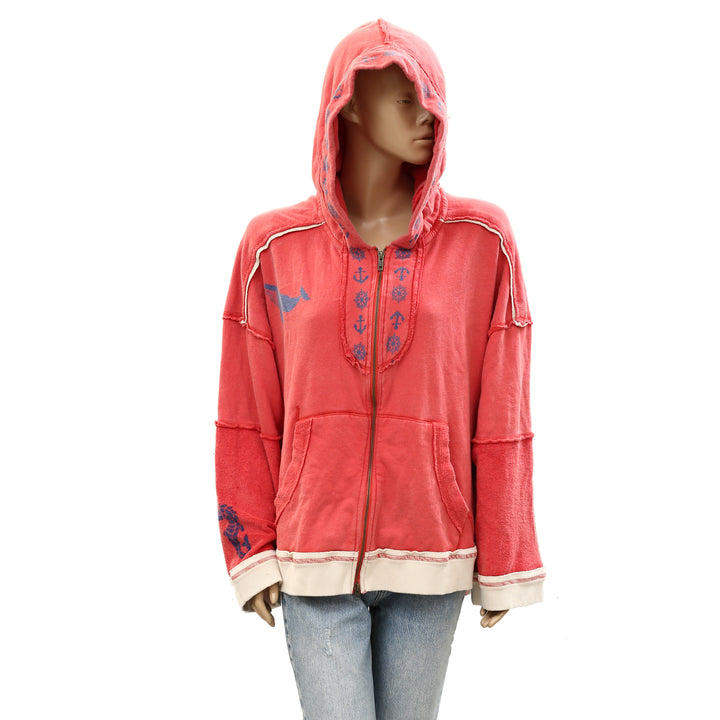 Free People We the Free Seashell Cardi Cropped Jacket Top