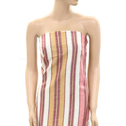 Ilio Nema Dione Naxos Stripe Strapless Maxi Long Dress