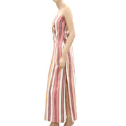 Ilio Nema Dione Naxos Stripe Strapless Maxi Long Dress