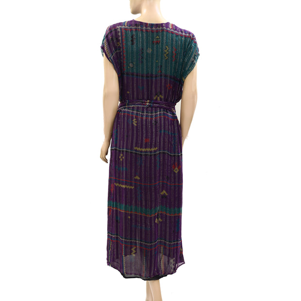 Marie Louise De Monterey Rainbow Midi Dress