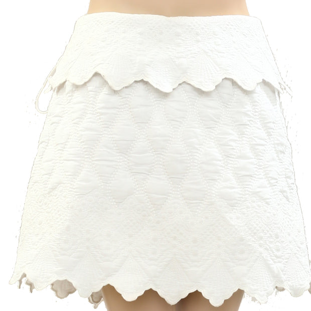 Ulla Johnson Taryn Quilted Mini Skirt